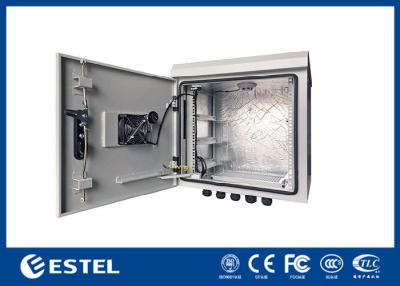 China 9U poste montó el cierre al aire libre de las telecomunicaciones del gabinete IP55 para la estación base de la comunicación en venta