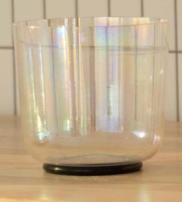 China Alchemy Clear Fused singing bowls with carrying case and mallets for sale