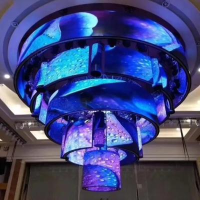China Lionled P2.5 Indoor Flexible Led Display Screen met speciale vorm Te koop