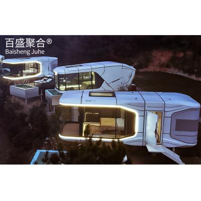 China Camping Guesthouse Estrutura de aço cápsula espacial para hotel à venda