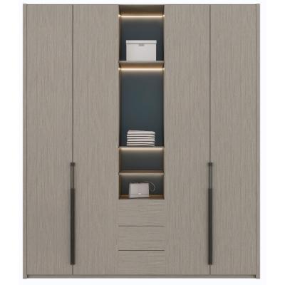China 2022 CASEN Factory Price New Design Modern Minimalist Multi-use Bedroom Wall Adjustable Wardrobe Multi-use Clothes Wardrobe Cabinet for sale
