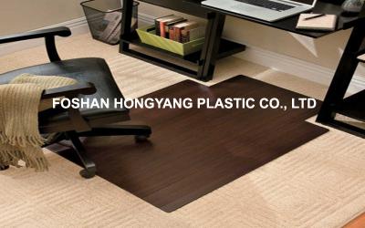 China Custom Wood Pattern Flat Laminate Floor Mat , 48
