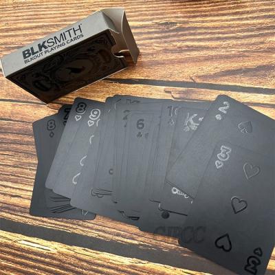 China paper & Custom Logo Plastic PVC Playing Cards Playing Cards Poker Plastic Card Game for sale