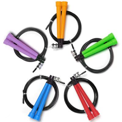 China Adjustable Adjustable Fitness Training Steel Wire Fitness Training Length Speed Jump Rope Jump Rope for sale