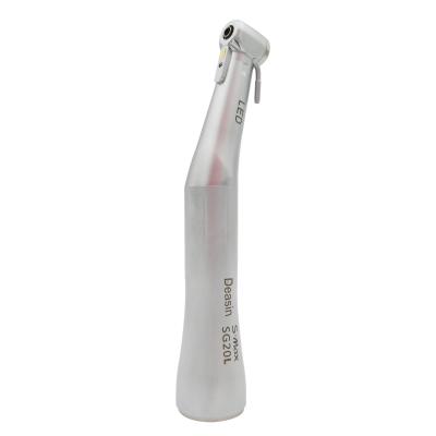 China 20:1 Dental Implant Metal vs. Angle Handpiece LED Low Speed Dental Handpiece Self-illumination for sale