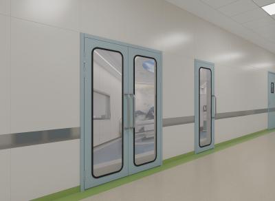 Chine Portes de salle blanche en acier inoxydable de 50 mm faites à la main à vendre
