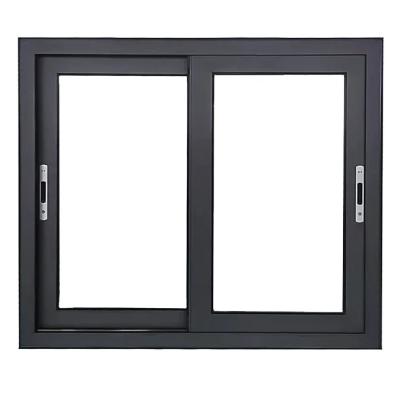 China Customized Aluminum Sliding Glass Window Modern Interior Sliding Glass Window for sale