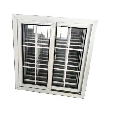 중국 UPVC PVC 하우스 슬라이딩 윈도우 공급자 모기망과 함께 그릴 디자인 판매용