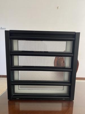China Aluminum Single Glass Modern Louver Windows Adjustable Louver Windows Jalousie Windows With Fly Screen for sale