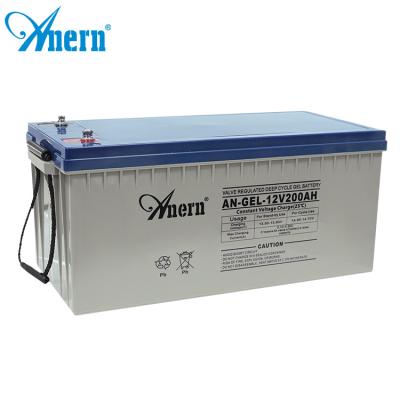China Solar Home Appliances High Capacity 12v 200AH Inverter Battery for sale