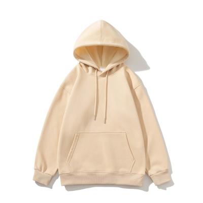 China OEM custom men's hoodie Anti-wrinkle 420Gsm solid color hoodie fashion streetwear oversized blank embroidery logo for sale