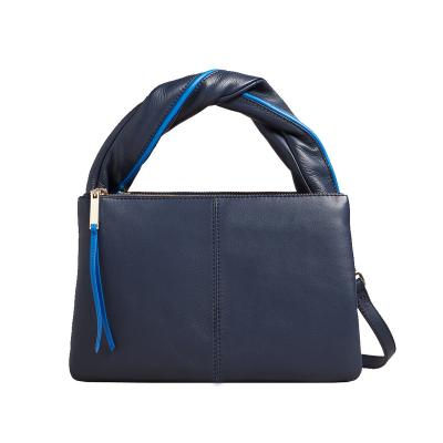 China Fashion 2022 new fashion leisure PU leather crossbody women handbag with soft handle for daily life for sale
