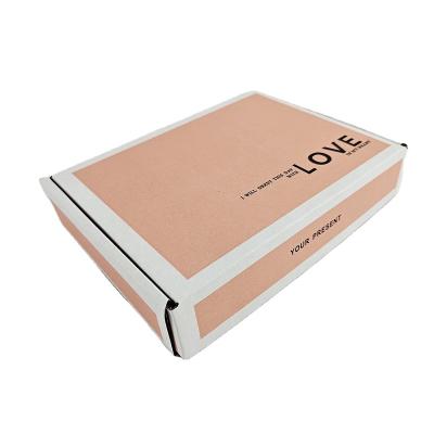 China SunHappy Recyclable Corrugated Cardboard Custom Printed Packaging Mailer Box For Shipping Goods for sale