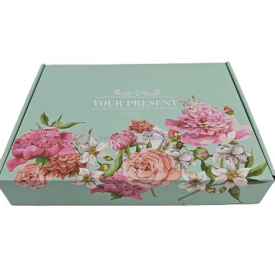 China SunHappy Recyclable Custom Corrugated Cardboard Paper Packaging Boxes For Underwear Clothing Packaging for sale