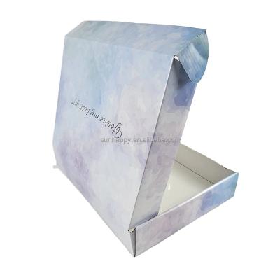 China Recyclable in Color Printing Stock Custom Eco Friendly Logo Packaging UV Printing Folding Kraft Paper Box Cardboard Box for sale