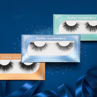 China Wholesale Stability Stain Mink 5d Thick Natural Thin Eyelashes Soft Three-Dimensional False Eyelashes for sale