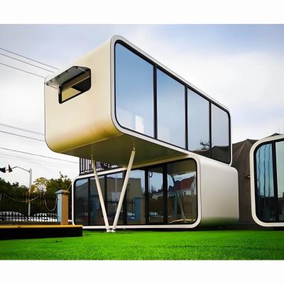 Κίνα Σύγχρονη κάψουλα Apple Cabin πολυτελή βίλα Prefab House 20ft 40ft Μονωδική Apple House σύγχρονο σχεδιασμό ατσάλινη καμπίνα Apple προς πώληση