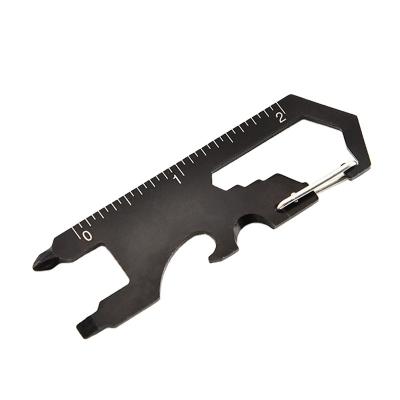 China Multi Functional Stainless Steel Multi Tool Screwdriver Instruments Portable Key Chain Card for sale