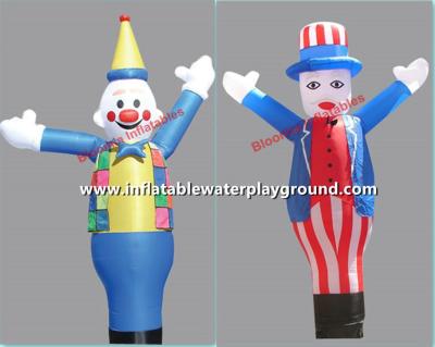 Chine Festival fait sur commande annonçant l'homme gonflable de clown, costume de danseur de l'air 3mH à vendre