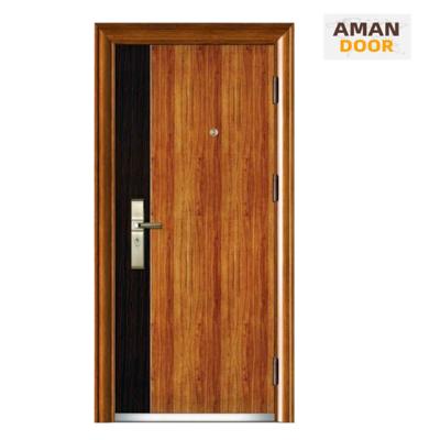China 2021 modern design steel door home security door high quality cheap bulletproof outdoor anti theft security bulletproof door for sale