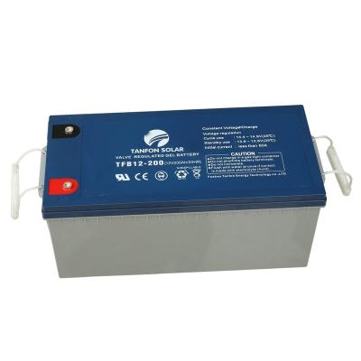 China 12V 100AH 150AH 200AH Solar Trickle Free Lead Acid Battery for sale