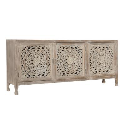 China Adjustable (Height) Made Of Durable American Rural Solid Wood High Quality Materials Stable TV Cabinet for sale