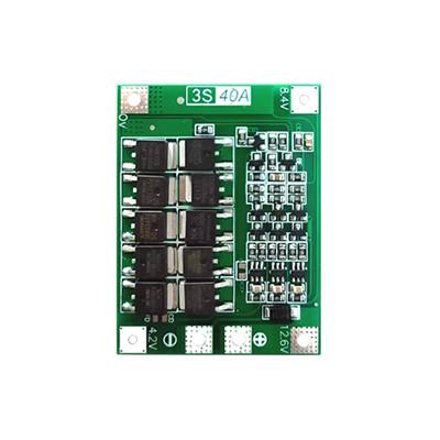 China CA-3S-40A Carregador de bateria de lítio de iões de lítio módulo de célula de lítio PCB BMS placa de proteção para motor de perfuração 12,6V com equilíbrio à venda