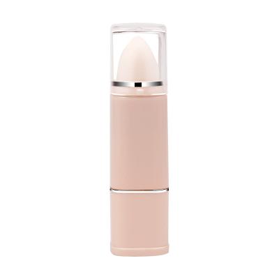 China Angular Blush Anzini2023 new factory direct square 2-in-1 beauty sponge head makeup brush portable loose powder brush beauty tools for sale