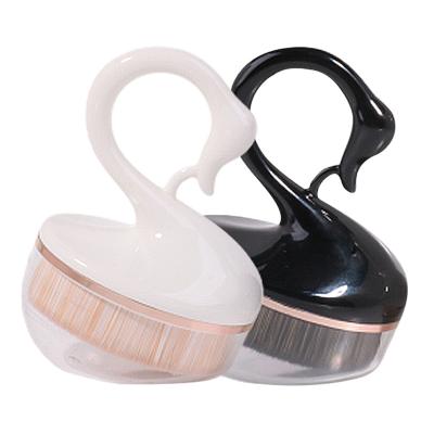 China Flat Brush Anzini 2023 new Fiber bristle plastic handle Beauty Brush Factory Direct Multi functional foundation makeup brush for sale