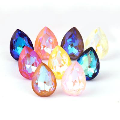 China Pointback Xichuan MI Series Drops Fancy K9 Crystal Stone Point Back 3D Shaped Glass Rhinestones For Jewelry Handmade Clothing Accessories for sale