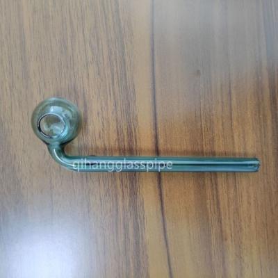 China wholesale sweet puff glass pipe oil burner water pipe 12/14/15/16 cm for somking pipe for sale