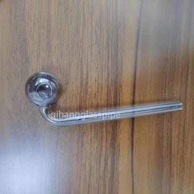 China wholesale sweet puff glass pipe oil burner water pipe 12/14/15/16 cm for somking pipe for sale