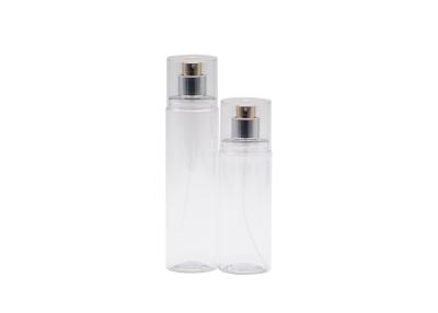 China Cosmetic Personal Care Transparent Fine Mist Spray Bottles Bottle With Clear Cap for sale