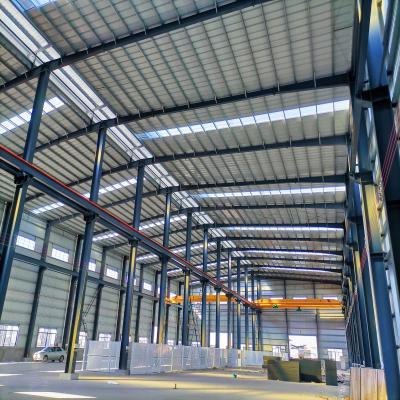 China Edificio prefabricado modificado para requisitos particulares de la estructura de la luz de la construcción del palmo grande del diseño para el uso de Warehouse en venta