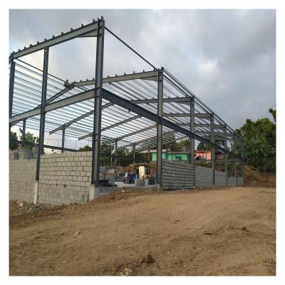 China Panamá Estrutura de aço simples e sólida Edifício pré-fabricado para armazenagem de armazém à venda