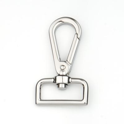 China 1 Inch Eco-friendly Metal Products Silver Swivel Snap Hook for Lanyard Bags for sale