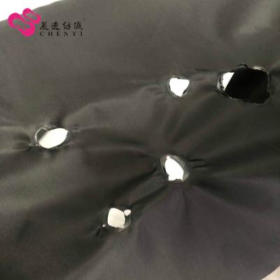 China Waterproof 190T taffeta PU coated flame retardant fabric for sale