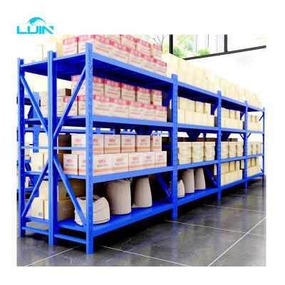 China Custom Adjustable Long Span Warehouse Light Duty Corrosion Protection Metal Pallet Folding Racking System for sale