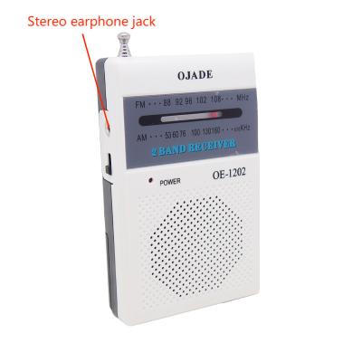 China Portable FM AM Radio Certified with Pocket Mini Size and ABS Plastic Material for sale