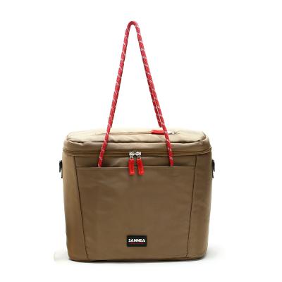 China Reusable Reusable Food Cooler Insulated Foldable Thermal Bag Waterproof Lunch Bag Bag Sublimation Materials Eco-Friendly for sale