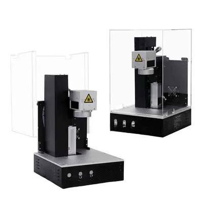 China 110V 220V Handheld Mopa Fiber Laser CCD Marking Machine Fiber Laser Cleaning for sale