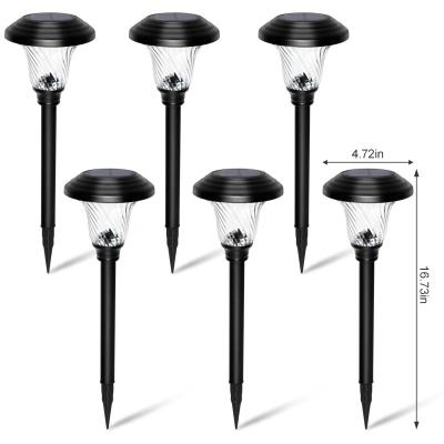 China Solar Garden Path Lights Outdoor Garden, 8 Pack Solar Yard Lights Waterproof Auto On/Off Solar Pathway Lights for Landscape, Garden for sale
