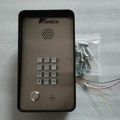 China Brand New Black Original Speed Dial Phone Warranty Voice PAPX Product KNTECH Intercom Door Phone Door Access Control Analog for sale