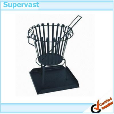 China Eco - Friendly Patio Furniture Accessories Outdoor Welded steel fire basket for sale