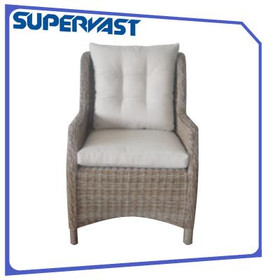 China Outdoor Armchair Resin Wicker Furniture High Back / Low Back Wicker Chair for sale