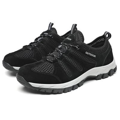 China Men's Outdoor Adventure Sports Hiking Shoes Velvet Mesh Shoes Breathable Deodorant Cowhide Men 10 Pairs CN;FUJ 39-48 815 TPR for sale