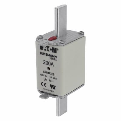 China New Bussmann 170M7358 Fuse-link 200A AC 800V Size NH1 GR Original IEC Dual High Speed Indicator New Ea-ton Stock Electronic Equipment In Stock for sale