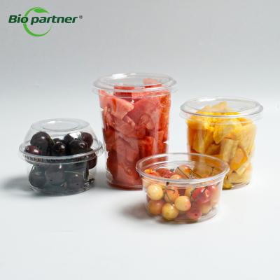 Chine Display Freezer Takeaway Vegetable Portable Salad Fruit Slicer Cup for Salad Display à vendre