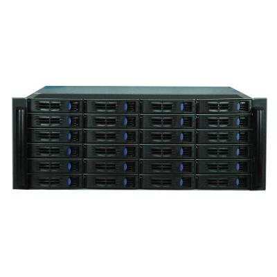 China With hot fan 4U 24 bays swap storage chasiss for IPFS server for sale