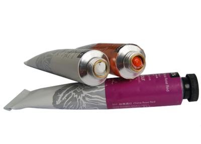 China Industrial Paint Tubes Empty , Pigment / Glue Empty Aluminium Paint Tubes for sale
